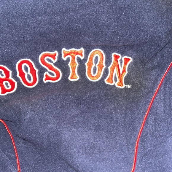 Vintage! Men’s Boston Red Sox Logo Gull Zip Quilted Lining Jacket. Size XL - Picture 10 of 11